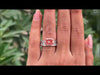 [Youtube Video of Pink Radiant Cut Wedding Band Ring]-[Ouros Jewels]
