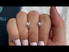 [Youtube Video of Heart Diamond Stud Earrings]-[Ouros Jewels]