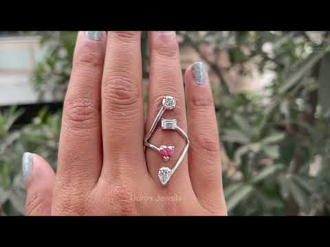[Youtube Video of Multi Shape Lab Diamond Ring]-[Ouros Jewels]