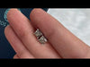 [Youtube Video of Olive Princess Cut Diamond Stud Earrings]-[Ouros Jewels]