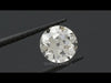 [YouTube video of old european round cut loose lab created diamond]