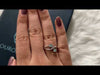 [Youtube Video of Green Diamond Princess Cut Promise Ring]-[Ouros Jewels]