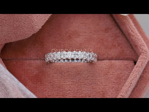 [Oval Cut Full Eternity Band YouTube Video]-[Ouros Jewels]