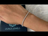 Youtube video of Round cut lab diamond tennis bracelet