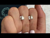 [Youtube Video of Olive Pear Cut Stud Earrings]-[Ouos Jewels]