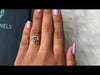 YouTube video of  Red Asscher Diamond Tourbillon Ring