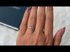YouTube video of Emerald Cut Cluster Diamond Ring