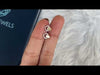 Youtube video of fancy yellow pear cut lab diamond screw back stud earrings