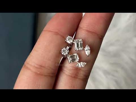 [Youtube Video of Three Lab Diamond Stud Earrings]-[Ouros Jewels]