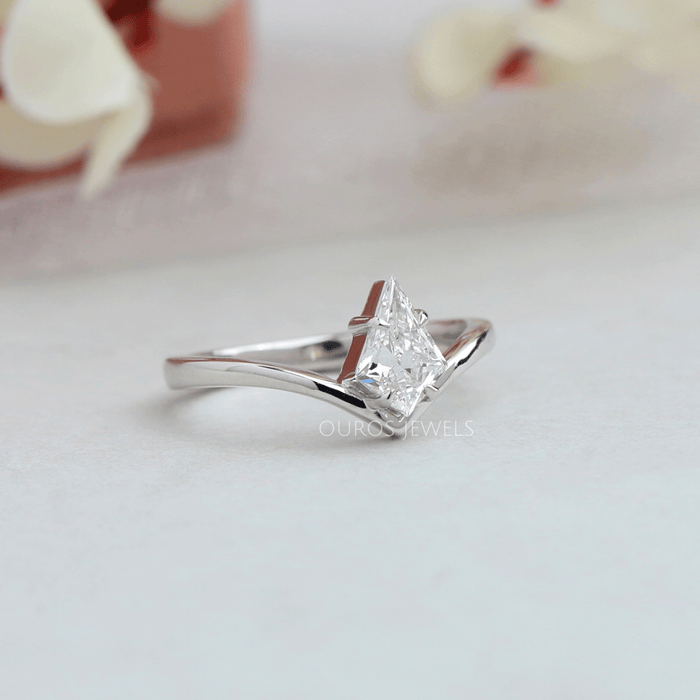 Kite cut 2025 engagement ring