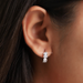 [Reflactions Of Lab Grown Diamonds In Hoops]-[Ouros Jewels]