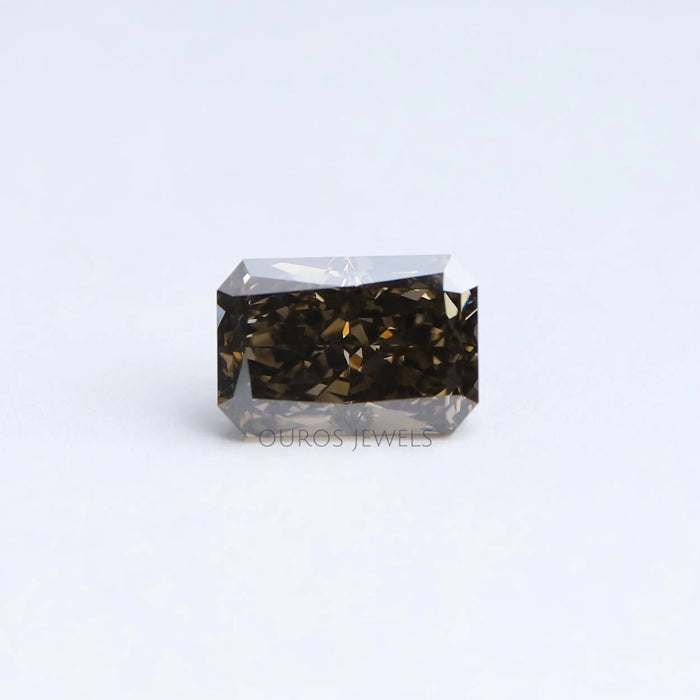 1.66 Carat Olive Radiant Cut Lab  Grown Diamond