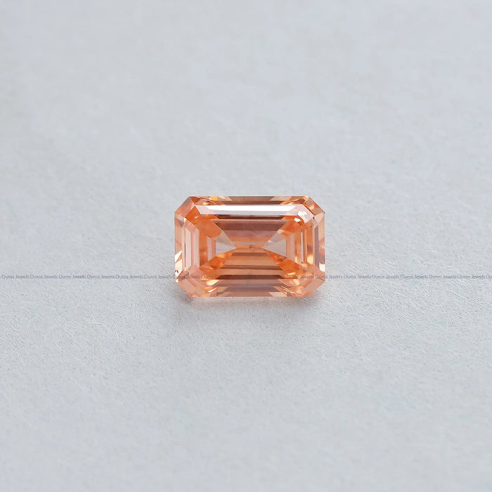 1.10 Carat Fancy Orange Pink Emerald Lab Diamond