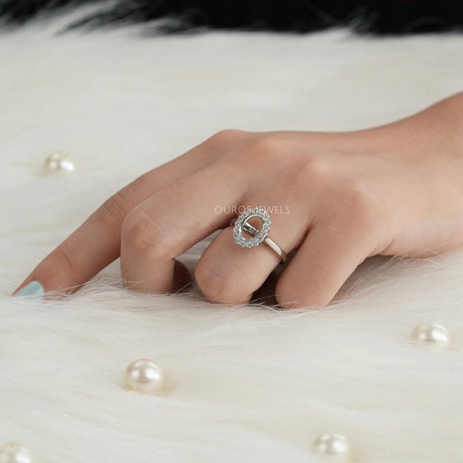 [Semi Mount Diamond Ring]-[Ouros Jewels]