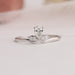 Brilliant Shine Of Pear & Round Cut Diamond Gold Engagement Ring