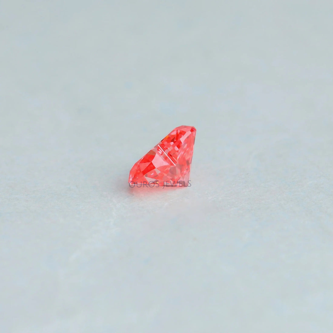 Pink Heart Cut Lab Grown Diamond