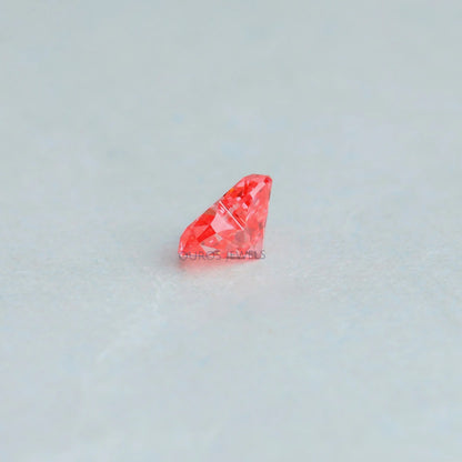 Pink Heart Cut Lab Grown Diamond