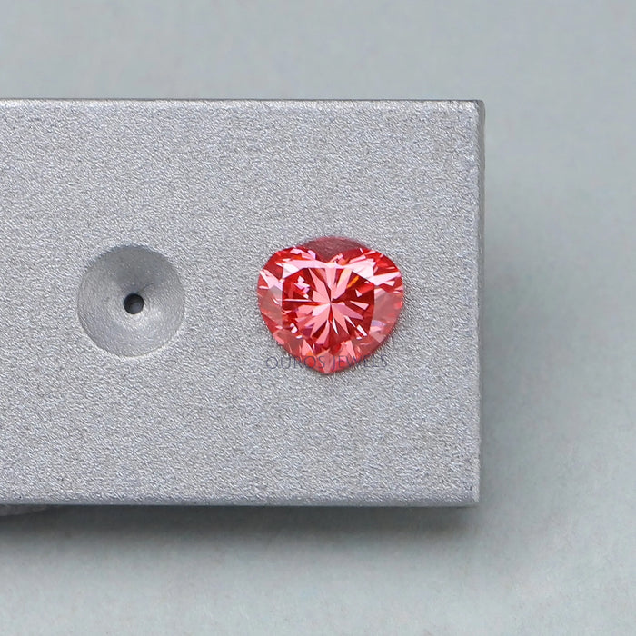 [Heart Shape Lab Made Diamond]-[Ouros Jewels]
