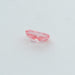 [Side View of Radiant Cut Pink Lab Diamond]-[Ouros Jewels]