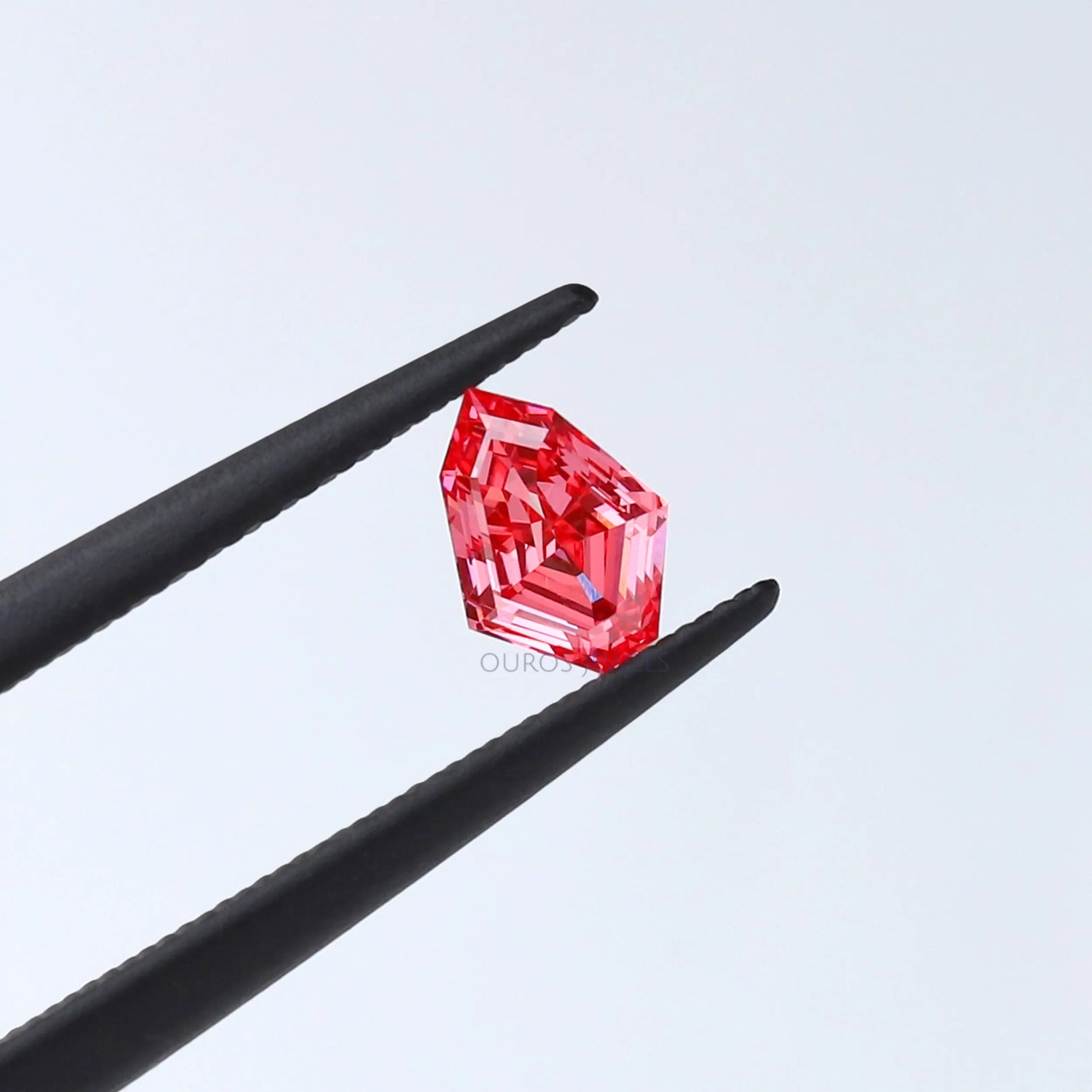 Fancy Pink Shield Cut Lab Grown Diamond