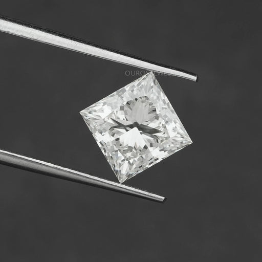 [3.00 Carat Princess Cut Lab Grown Diamond]-[Ouros Jewels]
