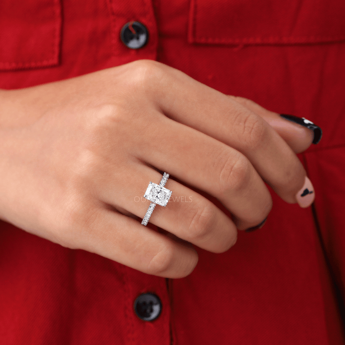 1.5 radiant cut diamond ring Clearance