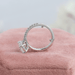 [Radiant Cut Lab Diamond Ring With Accent Stone]-[Ouros Jewels]