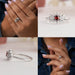 Collage of Oval cut eco friendly diamond engagement ring