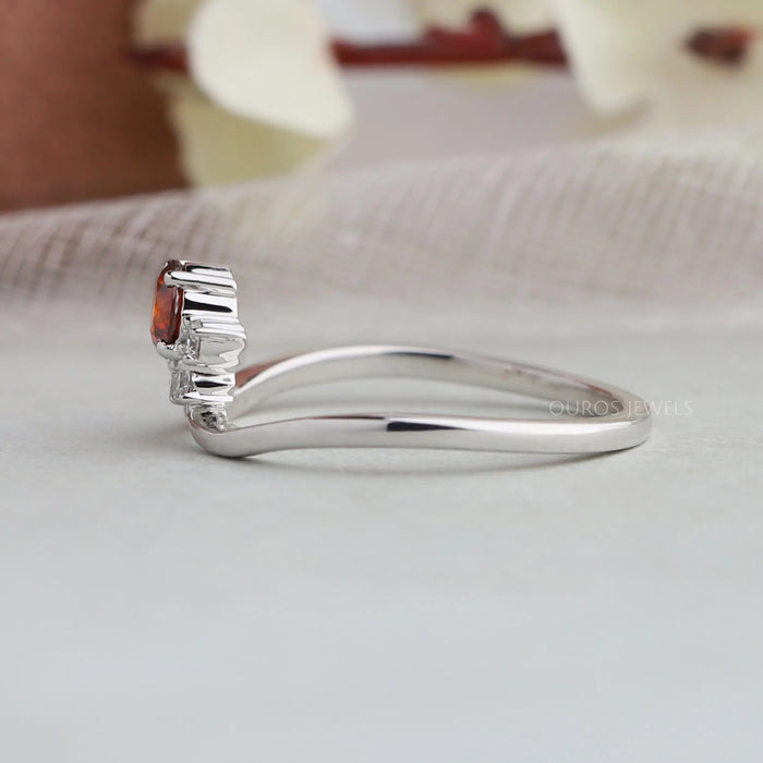 [950 Platinum Diamond Ring]-[Ouros Jewels]