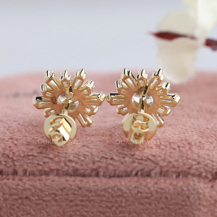 Yellow Earrings Design - Gold Stud Earrings - Stud Earrings for Girls -  Vivacious Studs by Blingvine