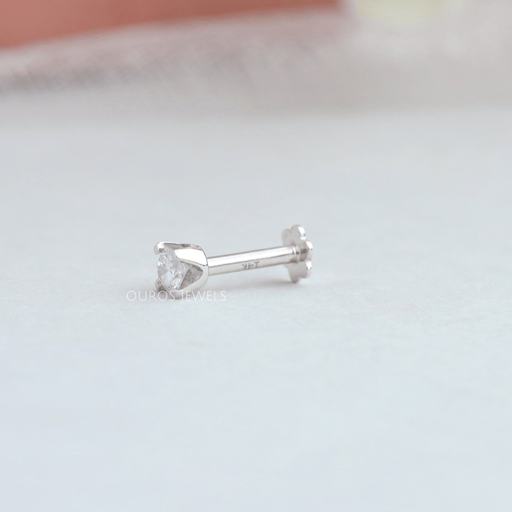 [Solid Gold Nose Pin By Side]-[Ouros Jewels]