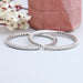 [Beautiful Round Hoop Pave Earring] [Ouros Jewels]