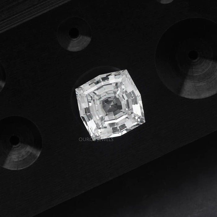 Step Cut Cushion Lab Diamond With VVS clairty