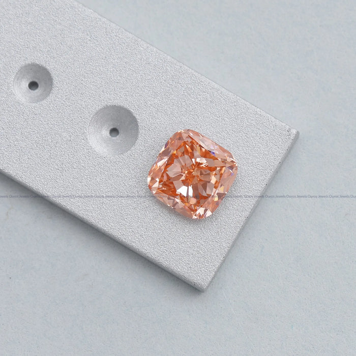 1.36 Carat Vivid Pink Cushion Lab Diamond
