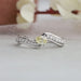 [Front View of Heart Solitaire Accent Ring]-[Ouros Jewels]