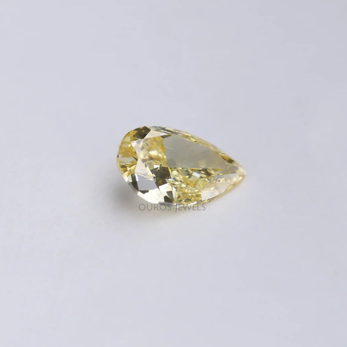 [Pear Cut Lab Made Diamond]-[Ouros Jewels]